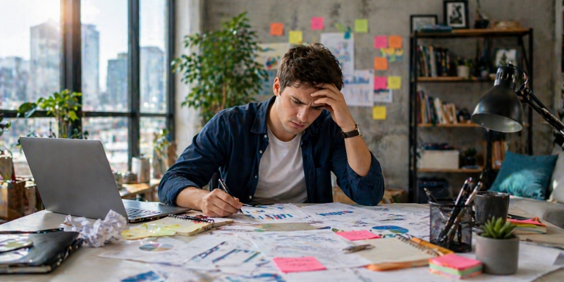 Los errores más comunes del emprendedor novel y cómo convertirlos en oportunidades de crecimiento