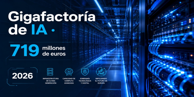 España refuerza su apuesta por la computación avanzada con una inversión de 719 millones en una gigafactoría de IA