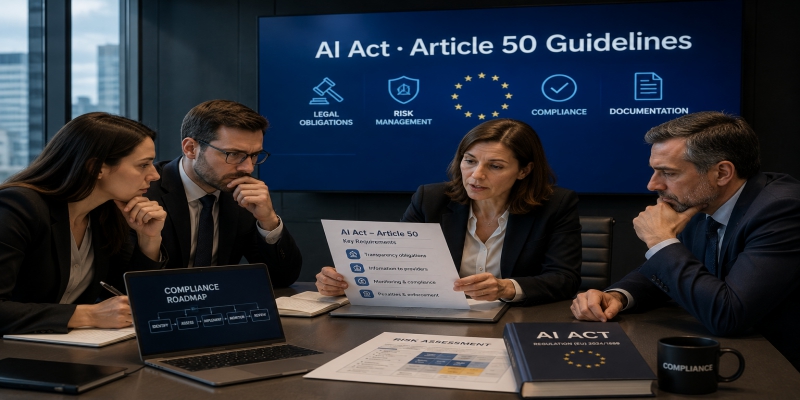 La Comisión Europea publica las directrices definitivas sobre transparencia del Reglamento de IA a menos de dos semanas de su entrada en vigor
