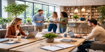 Diseño de oficinas modernas: claves para potenciar bienestar y productividad